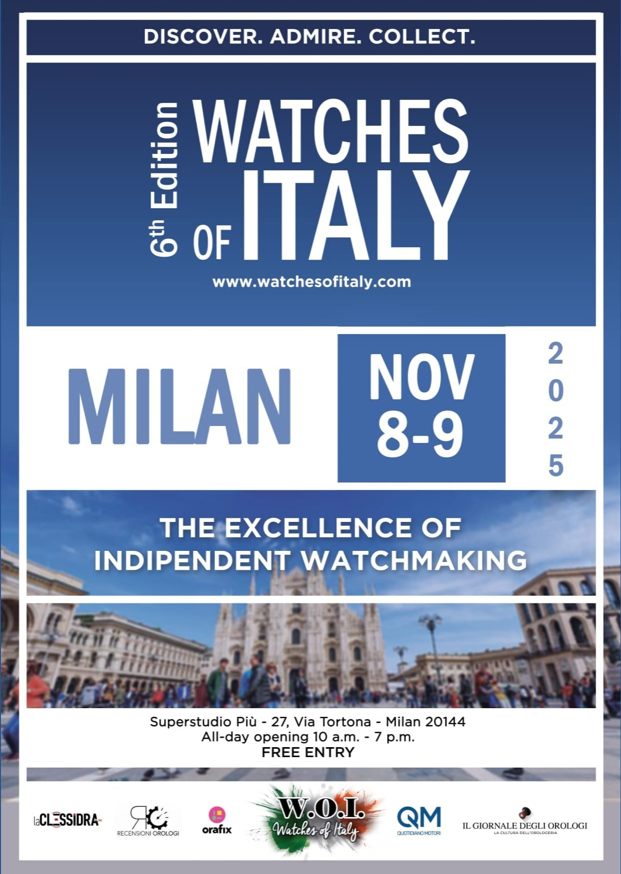 WOI Watches of Italy 2025 Milano