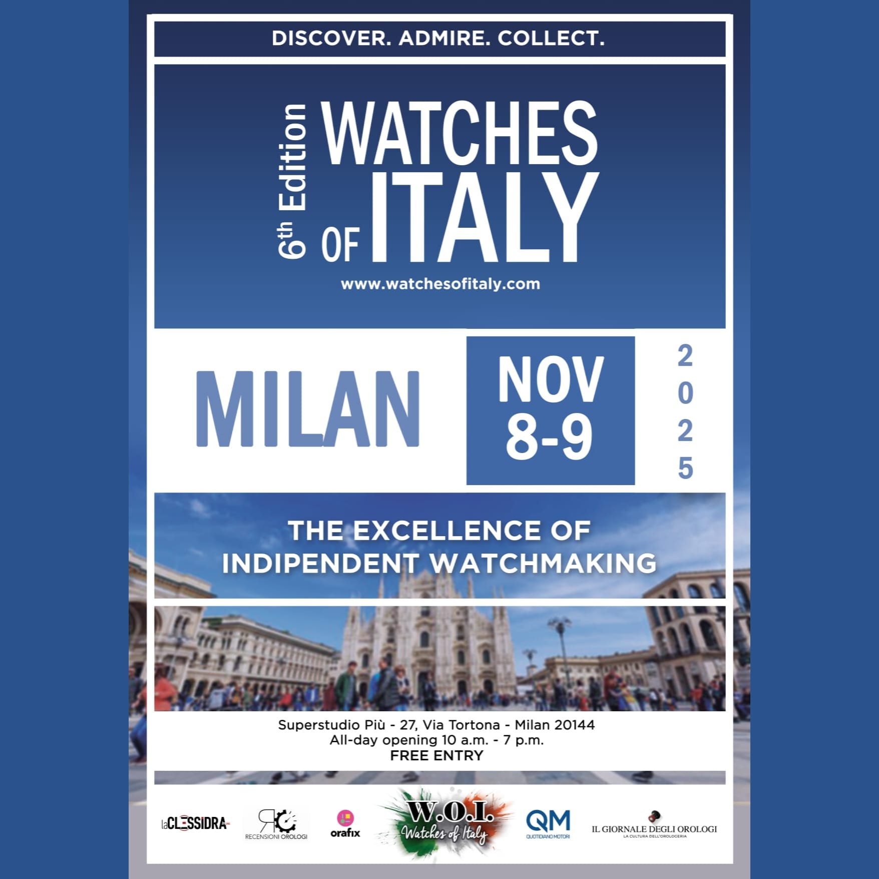 WATCHES OF ITALY 2025 A MILANO